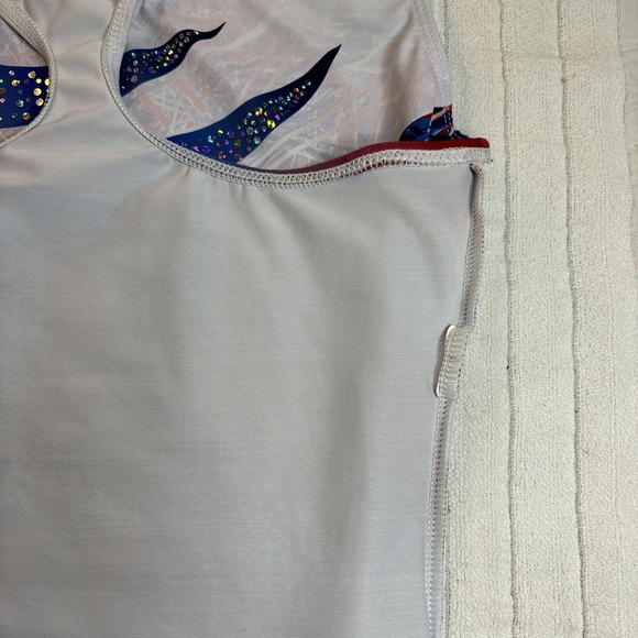 GK Elite SIMONE BILES " Wild Patriot" Gymnastics Leotard AM Adult Medium - Picture 12 of 13